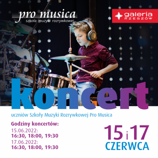 Koncert ProMusica w Galerii Rzeszów