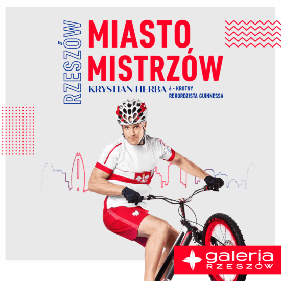 Krystian Herba i Galeria Rzeszów we wspólnym projekcie MIASTO MISTRZÓW